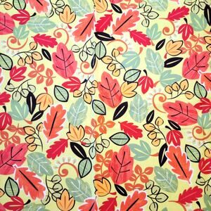 Fall Leaf Cotton Fabric 1yd x 44 In My Pumpkin Patch Autumn Quilt M'Liss Crafts